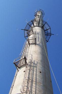 Gray concrete Power Plant Tower